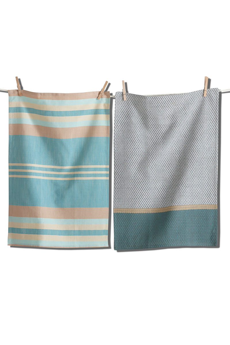 DISHTOWL WATERSIDE STRIPE ST/2