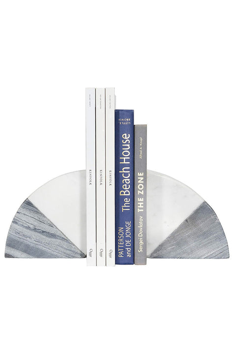 Bookends Marble Black & White