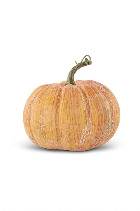 Pumpkin | Orange Whitewashed | 6"