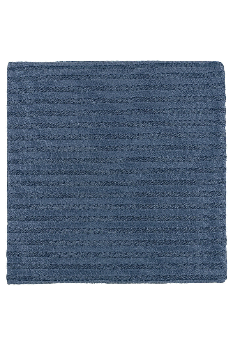 Bedford Cottage Westport Indoor/Outdoor Throw Denim 45"x70"