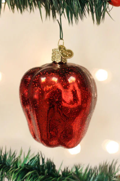 Red Delicious Apple Ornament