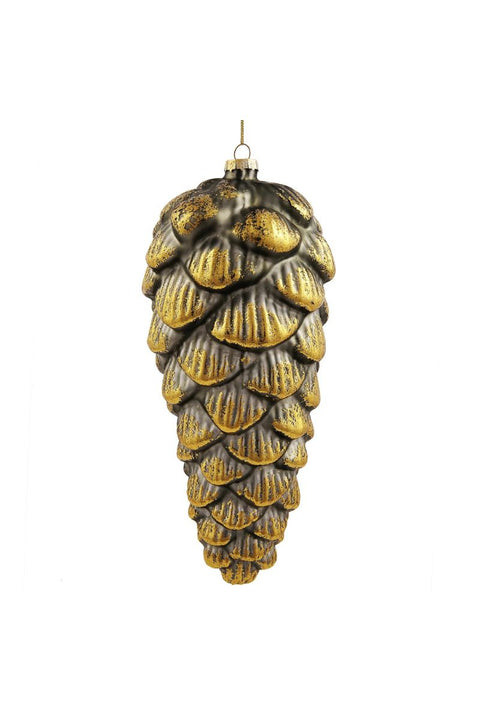 Pinecone with Gold Touch 7"