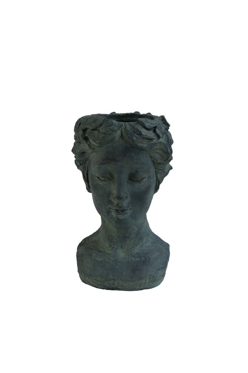 Alfresco Home Dolores Planter 11.25" Weathered Bronze