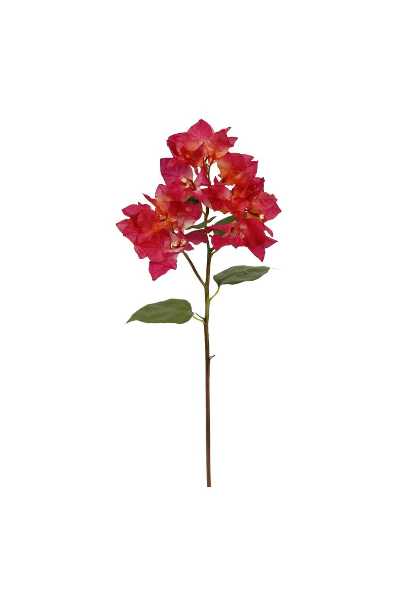 Faux Bougainvillea Stem 19" American Beauty