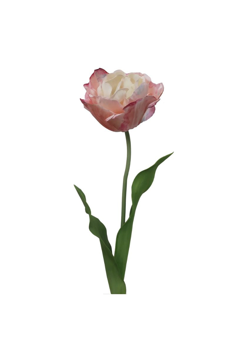 Faux Tulip Water Color Stem 25.5" Pink