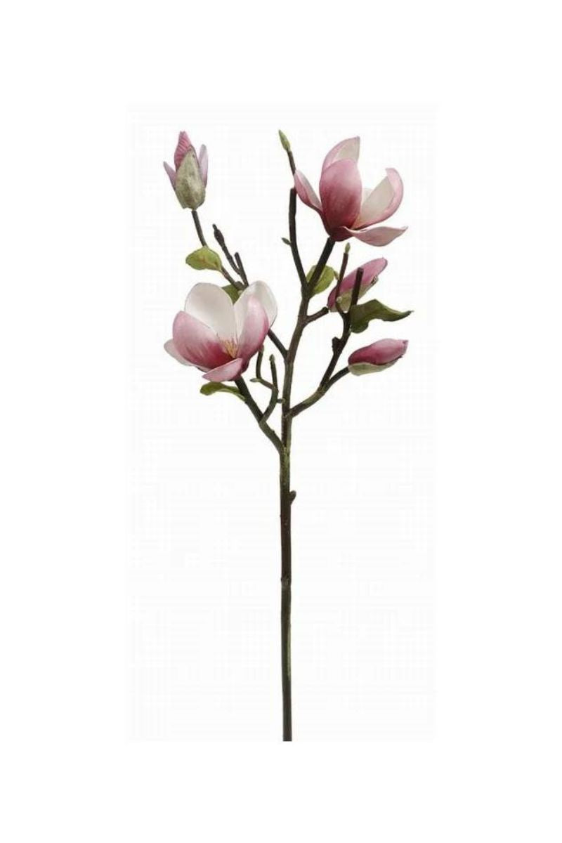 Faux Tree Magnolia Stem 20" Fuchsia