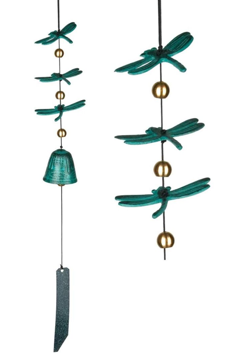 Woodstock Chimes Habitats Dragonfly Windbell Verdigris
