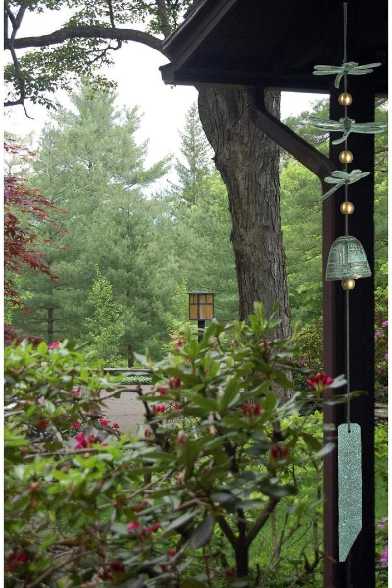 Woodstock Chimes Habitats Dragonfly Windbell Verdigris