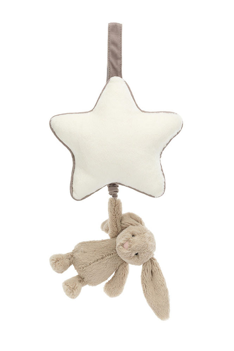 Jellycat Bashful Beige Bunny Musical Pull