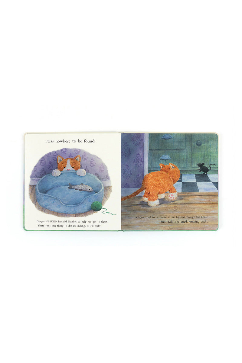 Jellycat Ginger, the Courageous Kitten Book