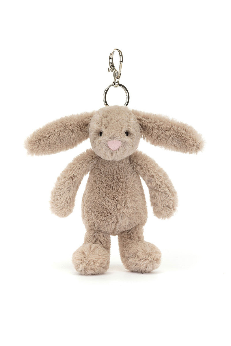 Jellycat  Bashful Beige Bunny Bag Charm