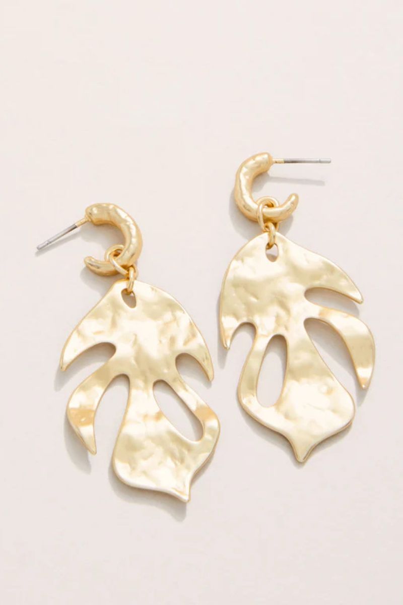 Spartina Kai Leaf Earrings Gold