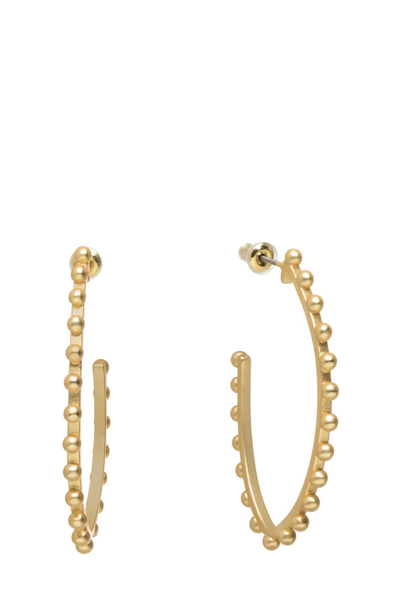 Spartina Moonglade Hoop Earrings Gold