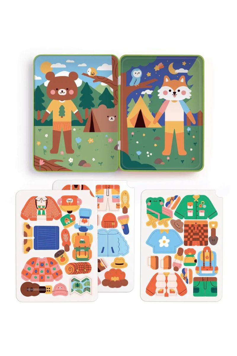 Mudpuppy Happy Camper Magnetic Play Set