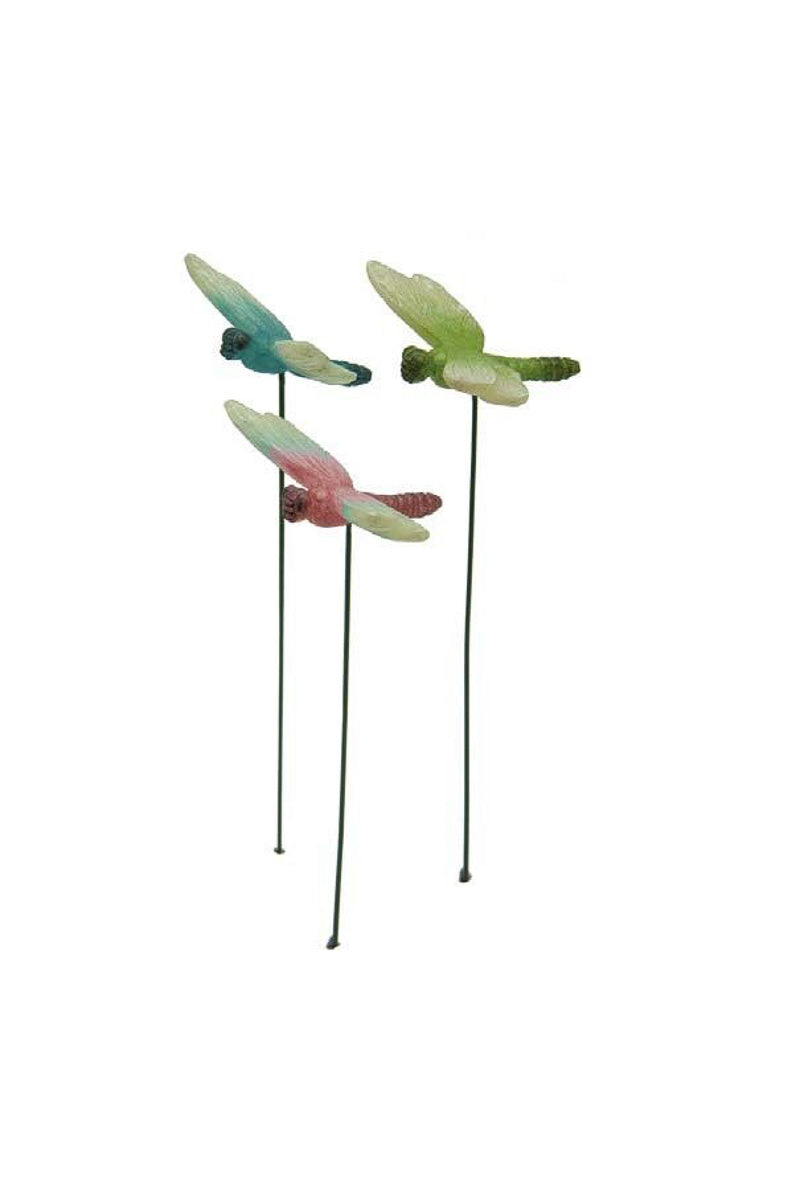 Miniature Garden Dragonflies Set of 3