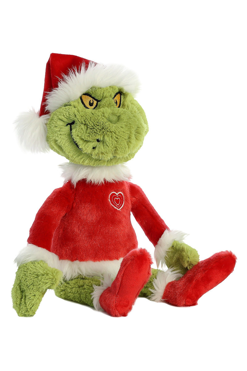 Grinch Plush Santa 16"