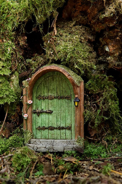 Mystical Green Fairy Door