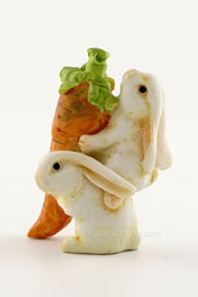 Rabbits Carrying Carrot