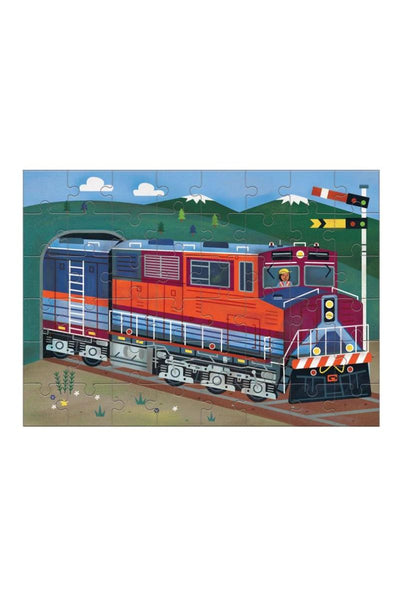 Mudpuppy Freight Train Mini Puzzle 48 Pieces