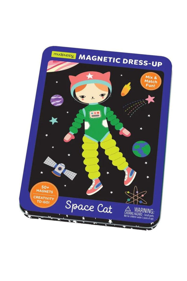 Mudpuppy Space Cat Magnetic Tin