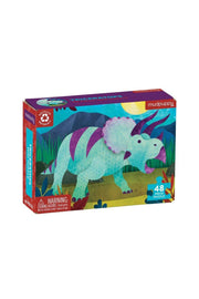 Mudpuppy Triceratops Mini Puzzle 48 pieces