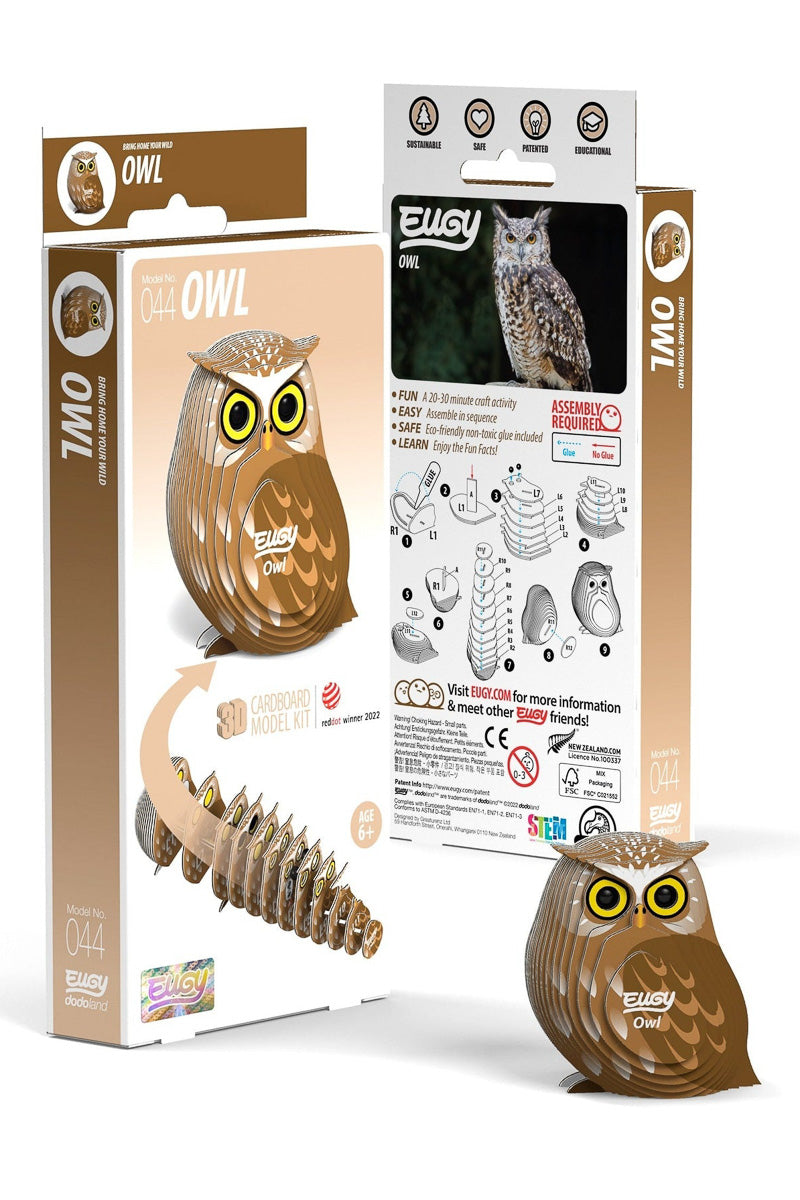 EUGY 3D Puzzle Owl