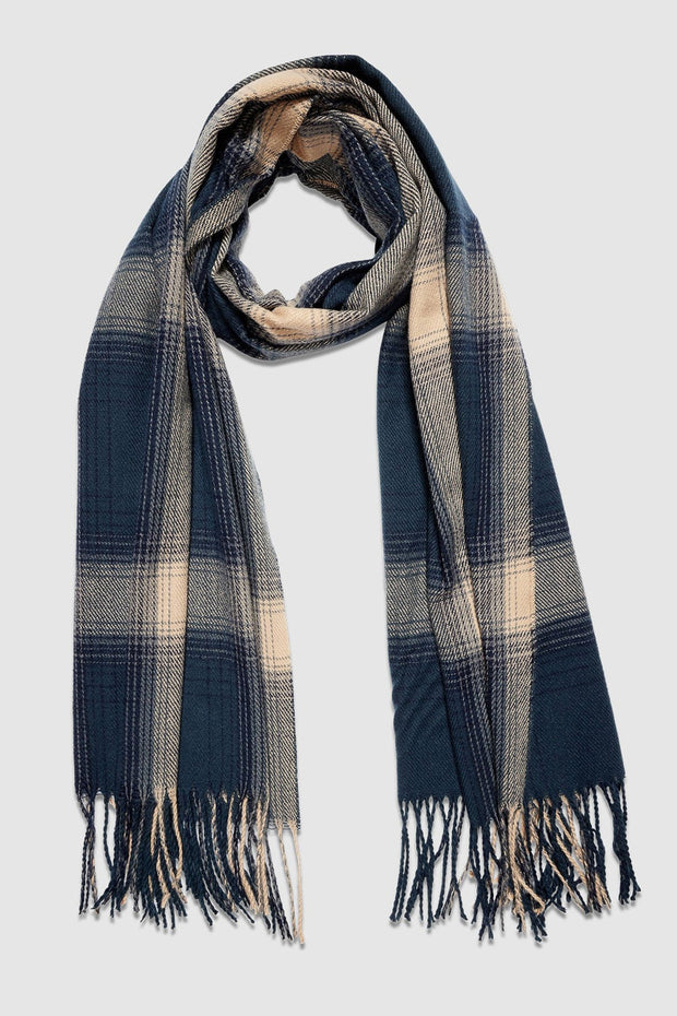 Louenhide Oxford Scarf Plaid Navy