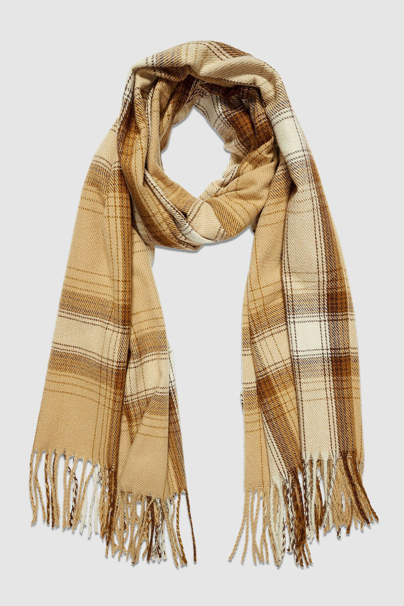 Louenhide Oxford Scarf Plaid Camel