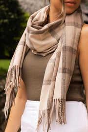 Louenhide Edinburgh Scarf Plaid Mocha