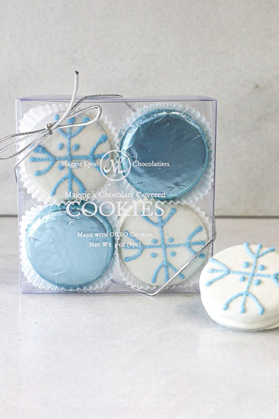 CANDY, SNOWFLAKE COOKIES 4PC