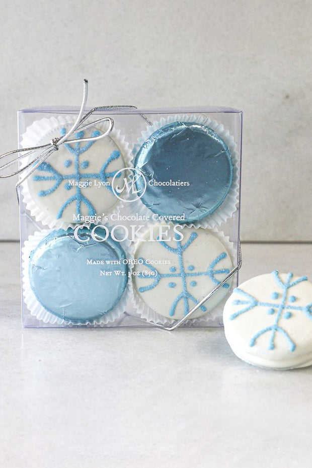 Maggie's Chocolate Covered Cookies Snowflake 4 Piece