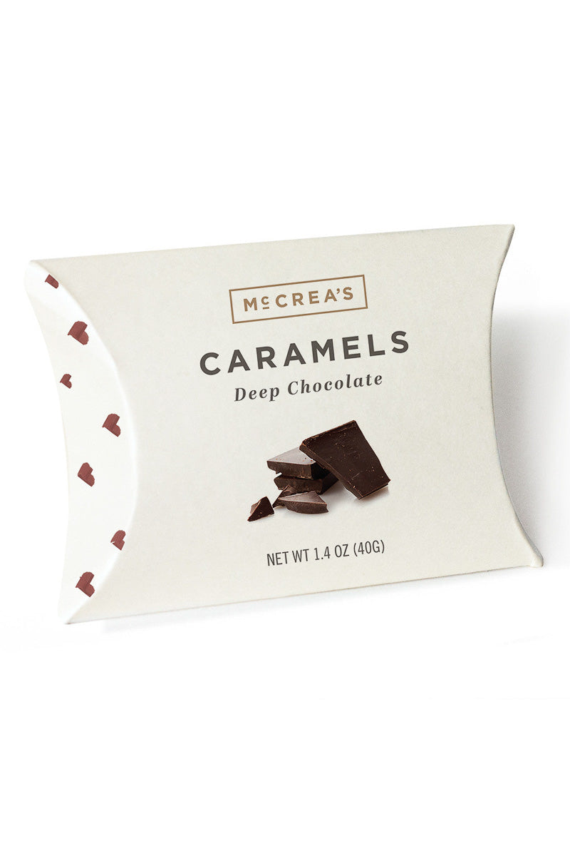 McCrea's Caramel Deep Chocolate Pillow Box