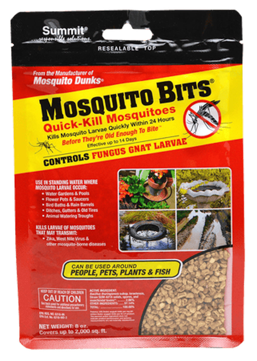 Summit Quick Kill Mosquito Bits 8oz Treats up to 2,000 sq ft