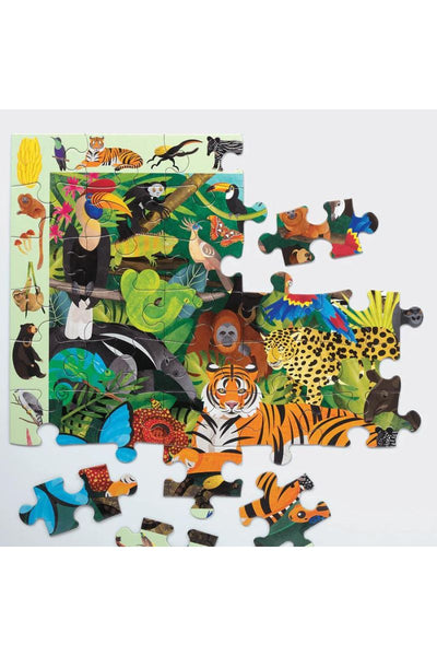 Mudpuppy Rainforest Search & Find Puzzle 64 pieces