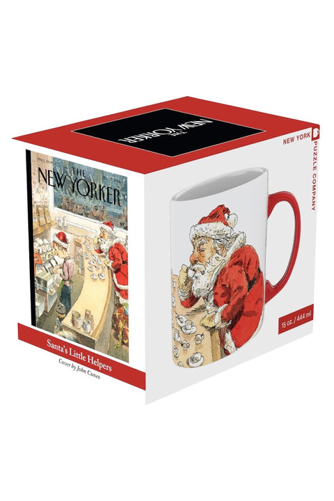 New York Puzzle Santa's Little Helpers Mug 15 oz