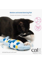 CAT TOY, GROOVY FISH BLUE