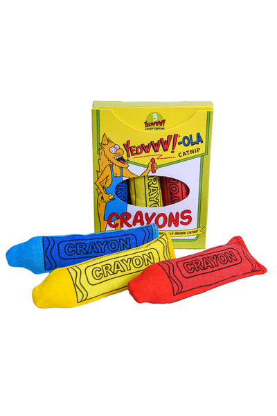 Yeowww! Catnip Crayons 3 Pack Cat Toy
