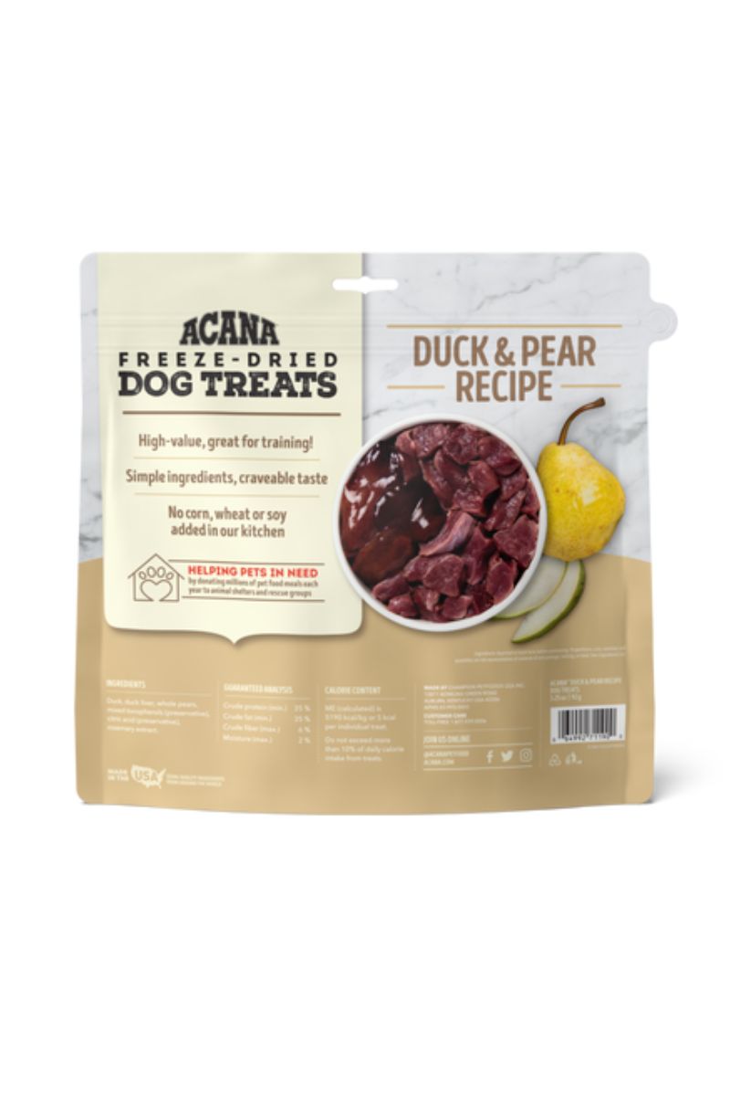 Acana Freeze-Dried Duck & Pear Treat 3.25 oz