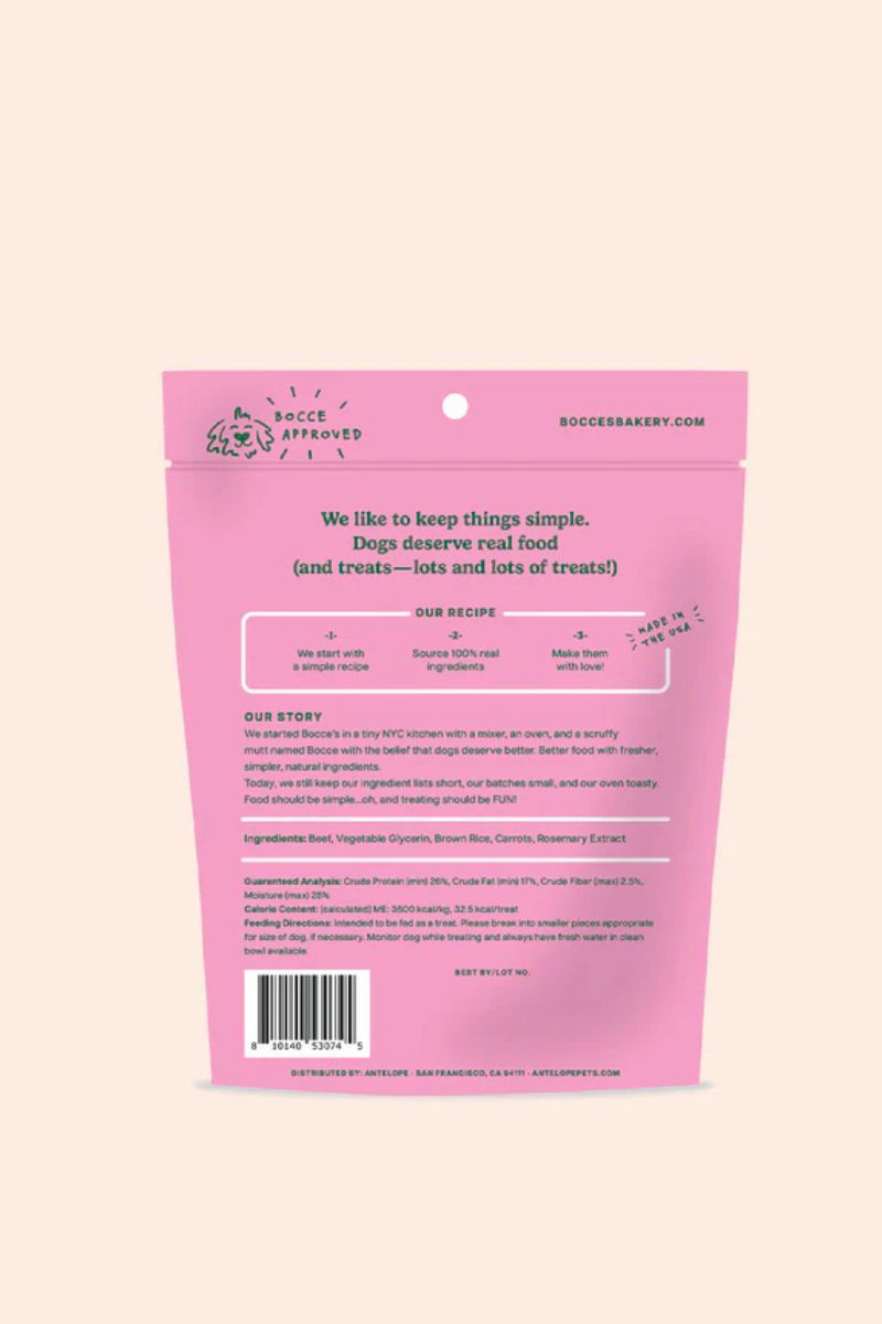 Bocce's Bakery Holly Jolly Jerky Sticks Dog Treats 4 oz