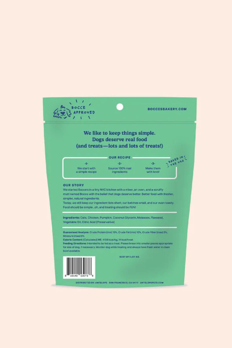 Bocce's Bakery Snowman Snacks Dog Treats 6 oz