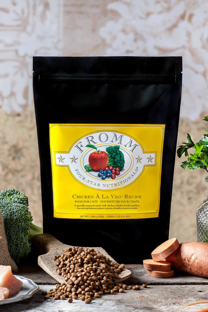 Fromm Dry Cat Food Four-Star Chicken A La Veg Recipe 4 lb