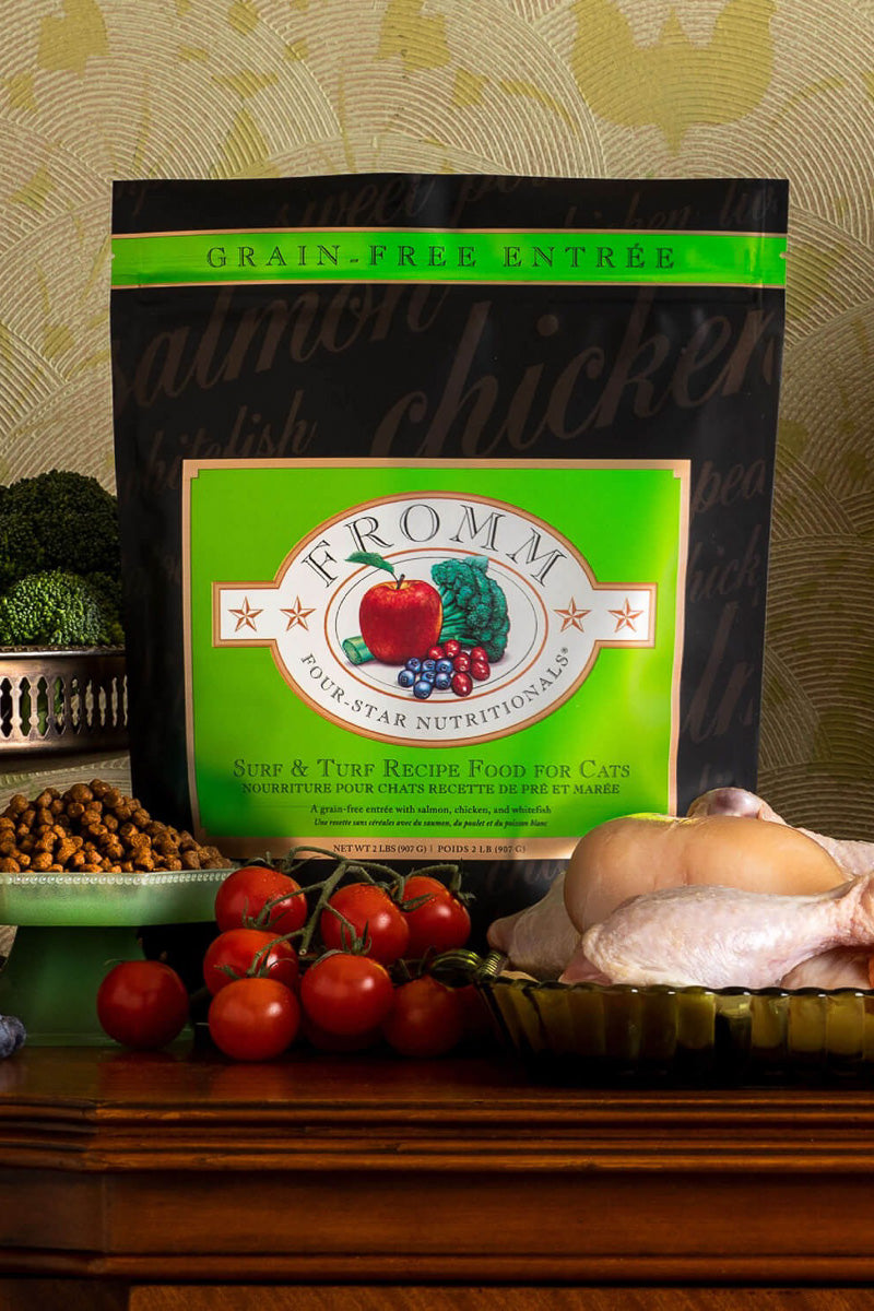 Fromm Dry Cat Food Four-Star Surf & Turf Recipe - 4-lb