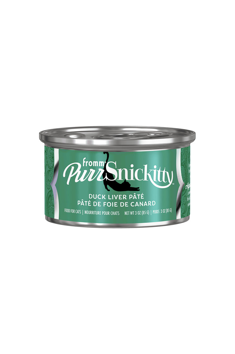 Fromm Purrsnickitty Cat Food Duck Liver Pate 3 oz