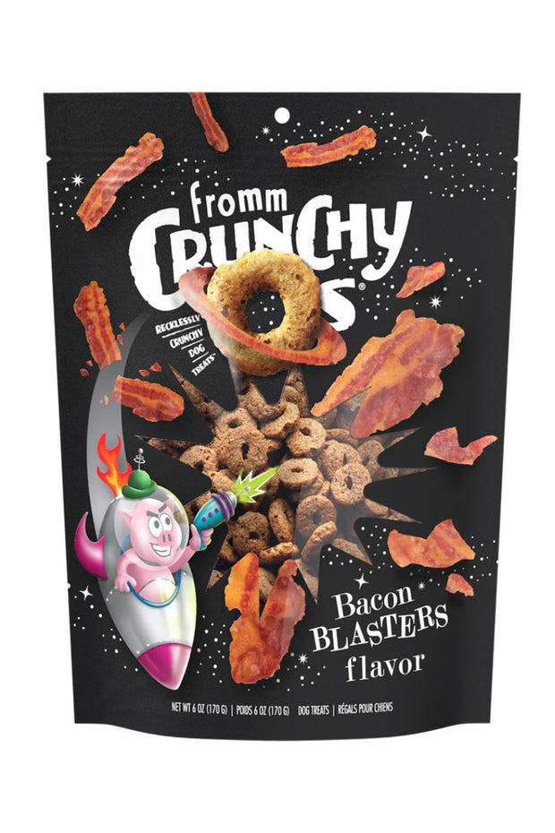 Fromm Crunchy O's Bacon Blasters Treat 6 oz