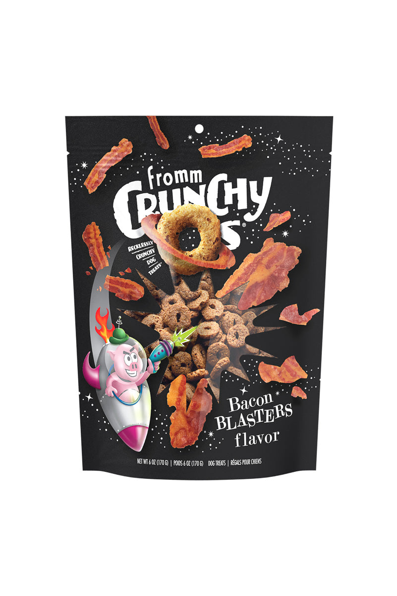 Fromm Crunchy O's Bacon Blasters Treat 6 oz