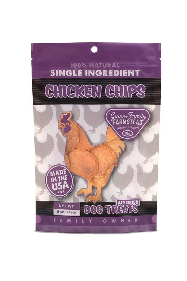 Gaines Family Farmstead Dog Treats Chicken Chips 5 oz