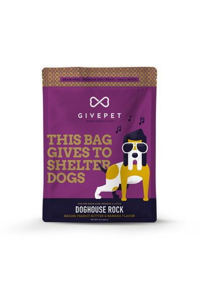 Give Pet Doghouse Rock Dog Treats 11 oz