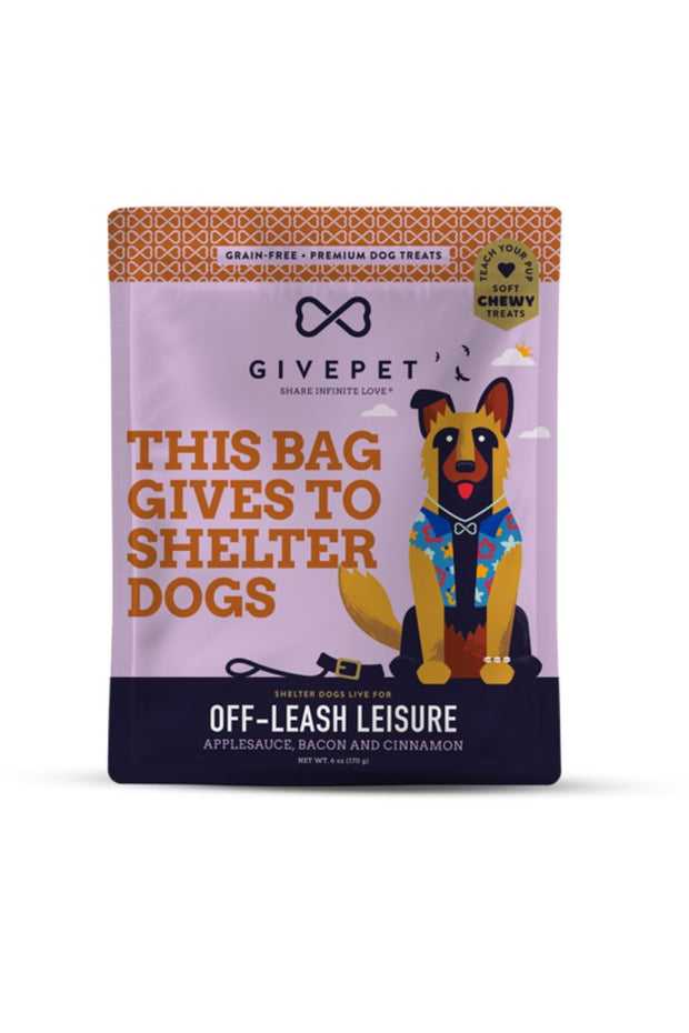 Give Pet Off-Leash Leisure Dog Treats 6 oz