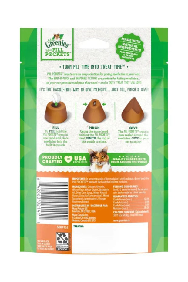 Greenies Cat Pill Pockets Chicken 45 Count