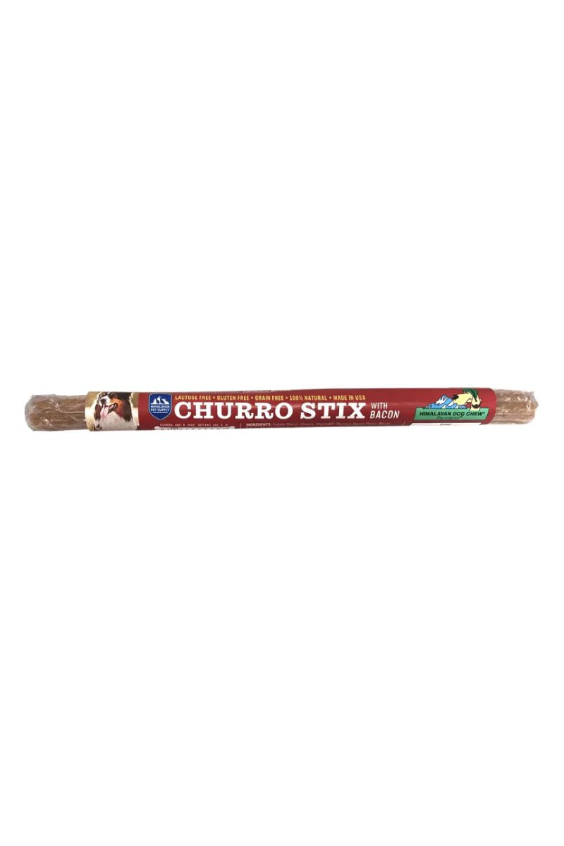 Himalayan Dog Chew Churro Stix Bacon 10"